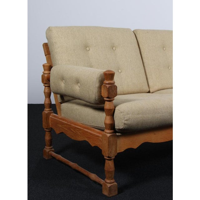 1970s Vintage Three-Seater Sofa by Henning Kjærnulf, 1970s For Sale - Image 5 of 8