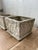 Sculpture Materials Pair of Faux Bois Concrete Planters | Vintage Rustic Modern Garden Cachepots For Sale - Image 7 of 8