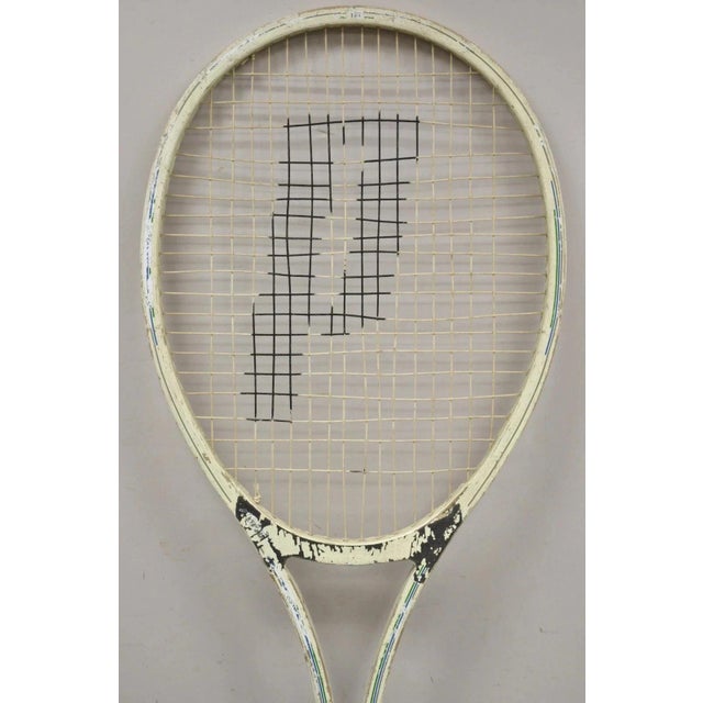 Prince Vintage 53" Oversize Prince Pop Art Wooden Tennis Racquet Store Display For Sale - Image 4 of 10