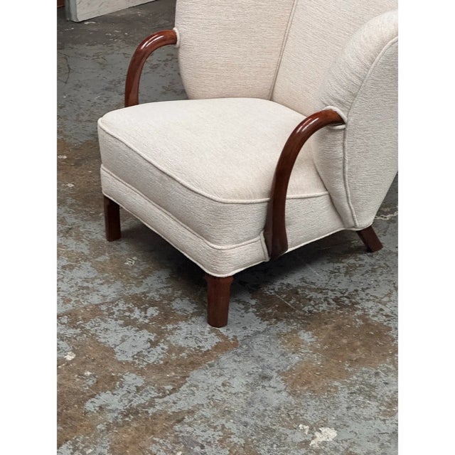Viggo Boesen for Slagelse Møbelværk Model 107 Lounge Chair, 1940s. For Sale - Image 9 of 12