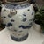 Blue Large Blue & White Porcelain Dragon Temple Jar With Foo Dog Lid For Sale - Image 8 of 12