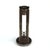 Mid-Century Modern 1980s Silver Candle Holder by Richard Meier for Swid Powell For Sale - Image 3 of 8