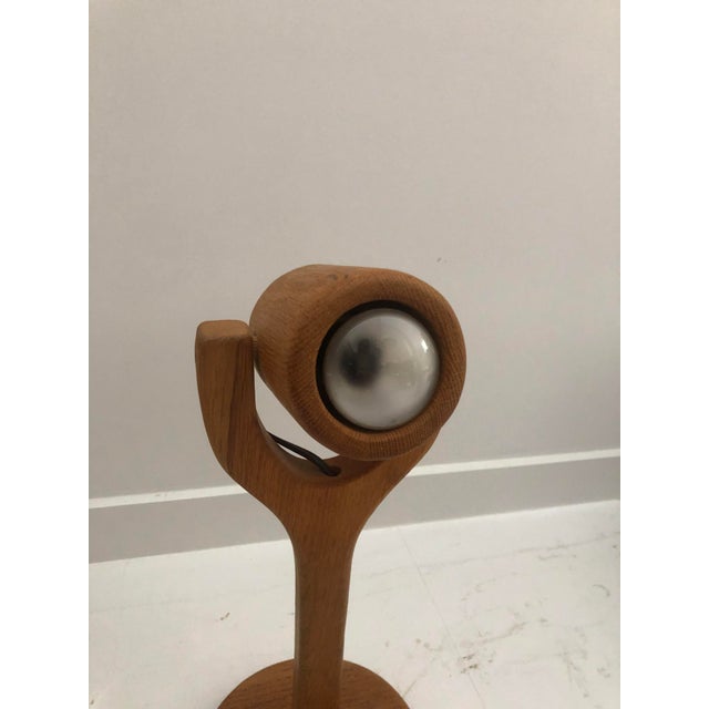 Vintage Wooden Table Lamp, Circa 1970s For Sale - Image 12 of 12