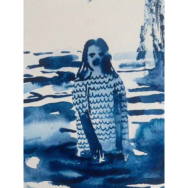 Early 21st Century Hanna Ilczyszyn, Water, Watercolour, 2024 For Sale - Image 5 of 6