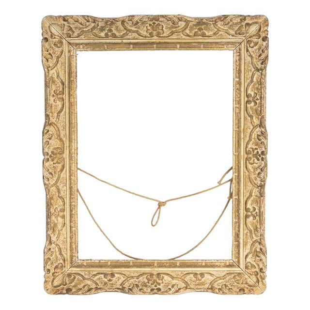 Montparnasse Carved Wood Picture Frame, 1950 For Sale