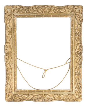 Montparnasse Carved Wood Picture Frame, 1950