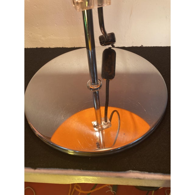 1960s Vintage Space Age Table Lamp from Guzzini, 1960s For Sale - Image 5 of 8