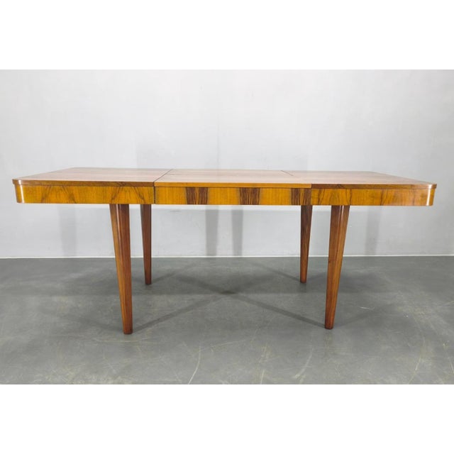 Mid-Century Modern Extendable Dining Table from Up Závody, Czechoslovakia, 1950s For Sale - Image 6 of 15