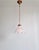 Pendant Light in Grooved Clear Glass from Holophane, 1930s For Sale - Image 9 of 14