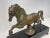 1920s Antique Bronze Horse with Marble Granite Base, 1920s For Sale - Image 5 of 11