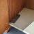 Brown Vintage Mid-Century Teak Laminate Two-Door Storage Cabinet For Sale - Image 8 of 13