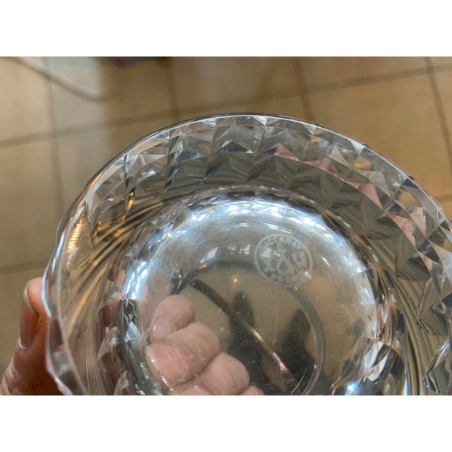 Cut Crystal Ice Bucket from Baccarat, 20th Century For Sale - Image 4 of 5