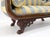 Mint Condition Empire Sofa Sette Loveseat Couch Fine Carved Details Lions Feet For Sale - Image 11 of 16