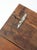 Wood Antique Primitive Wood Storage Chest For Sale - Image 7 of 18