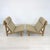 Dimensions: H 35” x W 27” x D 40” x SH 16” Pair of Vintage Danish pine lounge chairs designed by Bern Petersen in the...