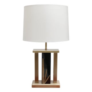 1970s Single Italian Modernist Table Lamp For Sale