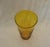 Blenko Large Vintage Mid Century Attributed to Blenko Hand Blown Art Glass Vase Yellow With Honey-Gold Tones For Sale - Image 4 of 12