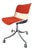Modus Office Chair in Aluminum and Wool attributed to Osvaldo Borsani for Tecno, Italy, 1970s For Sale