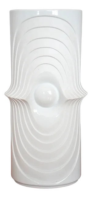 Large Mid-Century Biscuit Porcelain Floor Vase from Royal Porzellan KPM Bavaria, 1960s
