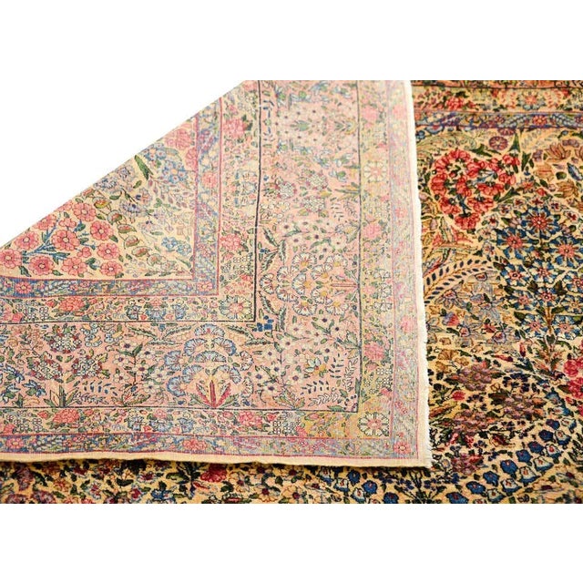 Early 20th Century Vintage Persian Lavar Kirman Rug For Sale - Image 11 of 13