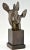 G.H. Laurent, Art Deco Bust of Two Deer, 1930, Bronze For Sale - Image 6 of 11