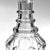 English Antique Georgian Style Lead Oval Cut Crystal Decanter For Sale - Image 3 of 9