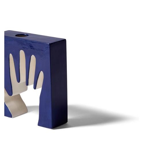 Not Yet Made - Made To Order Blue and White Impronta Mano Vase by Luisa Parisi for Cassina For Sale - Image 5 of 9