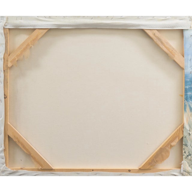 Textile 'Coastal Mist' by Elizabeth Horning, Woman Artist, Carnegie Foundation, Rhode Island School of Design For Sale - Image 7 of 7