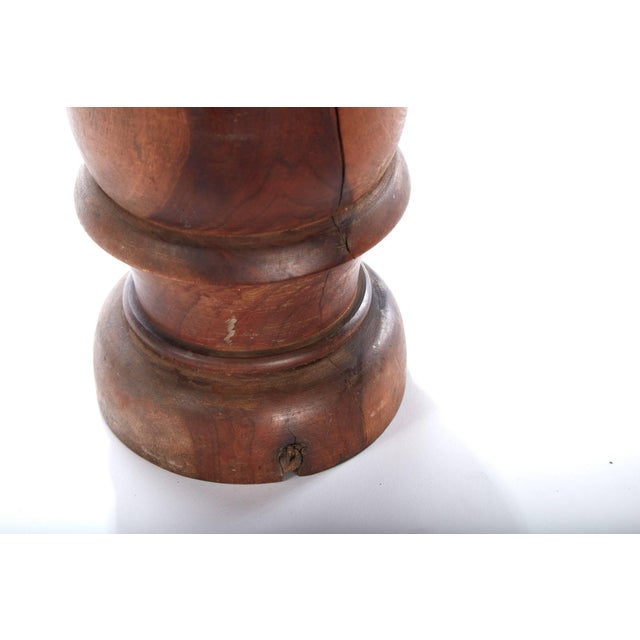 Early 20th Century Wooden Mortar from Argentina For Sale - Image 4 of 4
