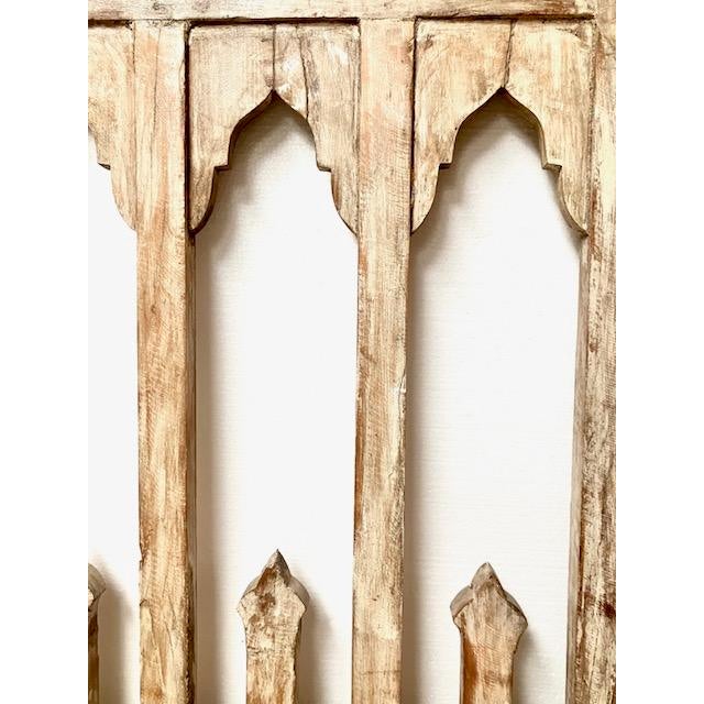 Gate Triple Arch With Spires White Indoor Outdoor For Sale - Image 9 of 13