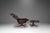 Vatne Møbler Set of Two (2) Scandinavian Modern Reclining Lounge Chairs & Ottomans by Soda Galvano for Vatne Mobler, Norway, C. 1970s For Sale - Image 4 of 18