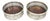 Vintage English Victorian Wood & Silver Plated Bar Wine Bottle Coaster - A Pair For Sale
