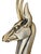 1960s Large Pair of Mid-Century Modern Anodized Aluminum Gazelle Wall Sculptures by Pendergrast Products, San Francisco For Sale - Image 5 of 9