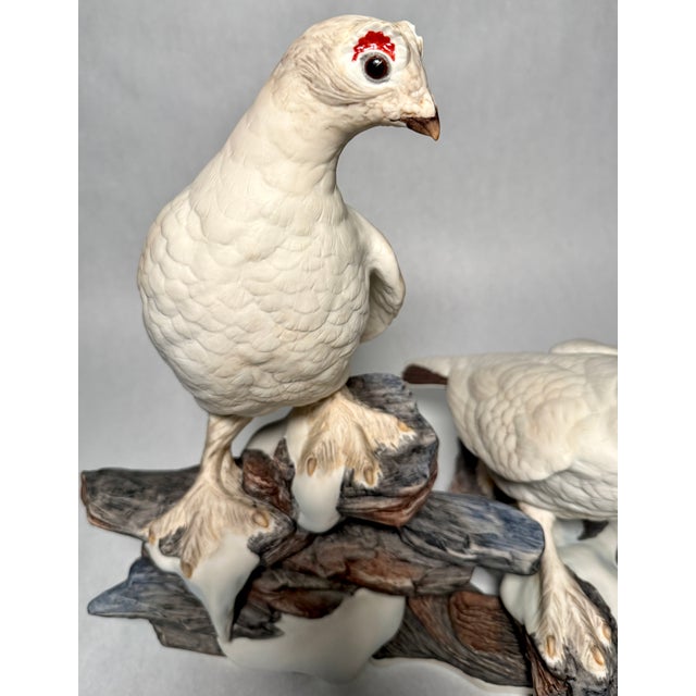 Boehm Porcelain Ptarmigan Bird Grouping, Limited Edition For Sale In New York - Image 6 of 11