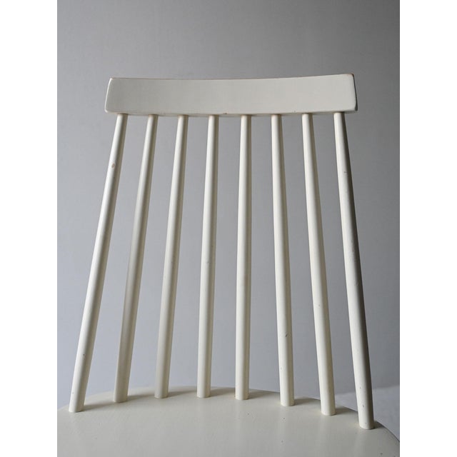 Vintage White Pinstolar Chairs, 1960s, Set of 6 For Sale - Image 10 of 15