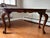 Chippendale Vintage Chippendale Style Mahogany Dual Glass Top Console Sofa Table For Sale - Image 3 of 12