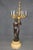 Bronze Life Size Bronze Tand Marble Torchiere Attributed to Barbedienne or Susse Freres For Sale - Image 8 of 15