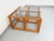 Vintage Square Coffee Table in Pine and Smoked Glass, 1970s For Sale - Image 17 of 18