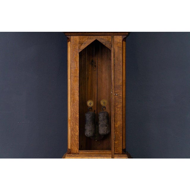 Antique English Grandfather Clock For Sale - Image 6 of 18