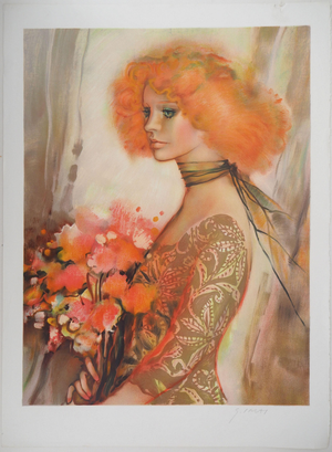 Imai Sachiko, Femme de l'été, Lithograph