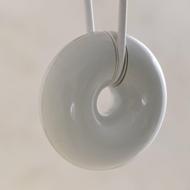 White Late 20th Century 'Area 50' Resin Pendant Light by Mario Bellini for Artemide, 1976 - 2 Available For Sale - Image 8 of 8