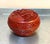 Asian Carved Cinnabar Red Cloisonne Round Box For Sale - Image 3 of 4
