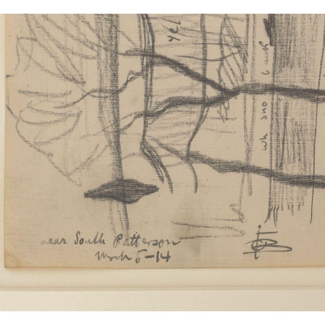 Oscar F. Bluemner Landscape Scenes Graphite, 2 For Sale - Image 4 of 12