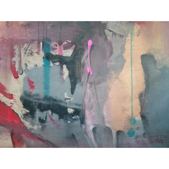 Stefano Mazzolini, Nedrum, 2022, Acrylic & Oil on Canvas For Sale - Image 7 of 10