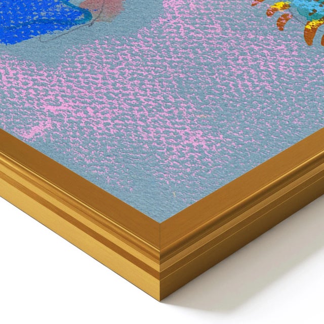 DESCRIPTION: Ipanema II by Happy Menocal in Gold Frame, Small Art Print SPECIFICATIONS: Type: Giclée Art Print on Matte...