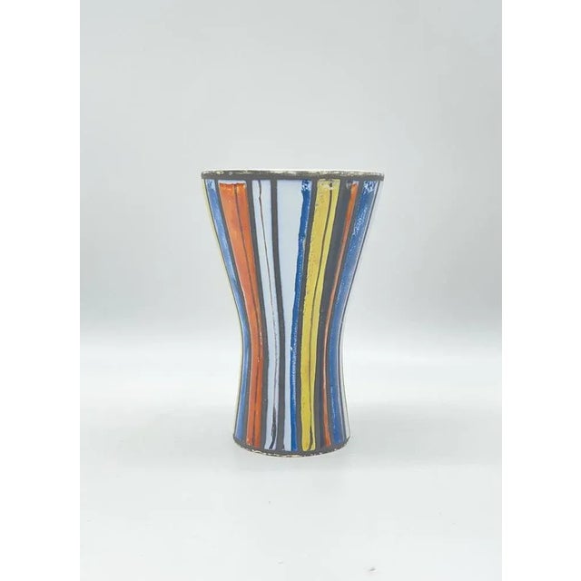 Small Vase with Pyjama Decoration by Roger Capron for Vallauris, 1960s For Sale - Image 9 of 9