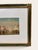 Traditional Vintage Italian Venice Canal Painting in Decorative Green and Gilt Frame, Acquired in Bellagio For Sale - Image 3 of 6