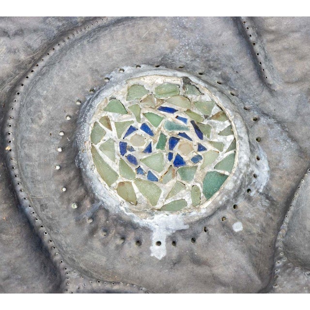 Abstract Mid-Century Glass and Metal Panels, 12 For Sale - Image 3 of 11