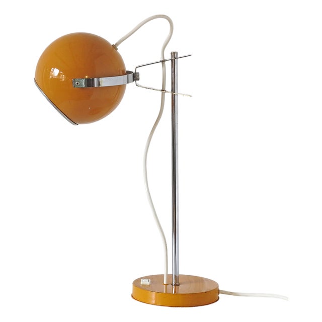 Space Age Eyeball Table Lamp from Delmas, 1960s For Sale