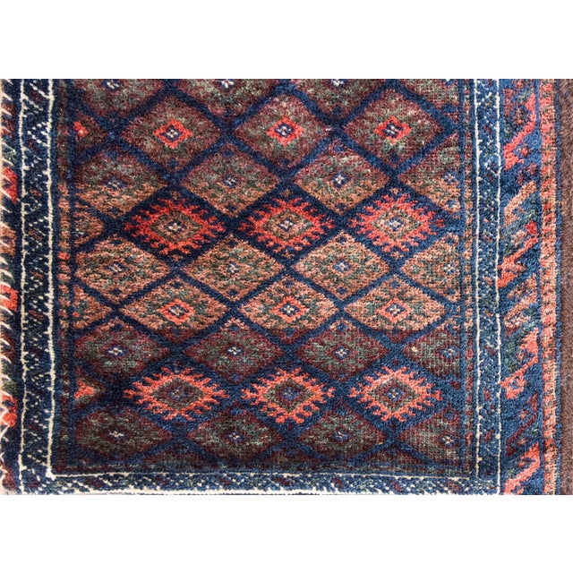Early 20th Century Persian Baluch Bag Face Rug For Sale - Image 12 of 14